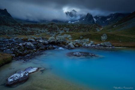 Même à la tombée de la nuit les couleurs sont magnifiques