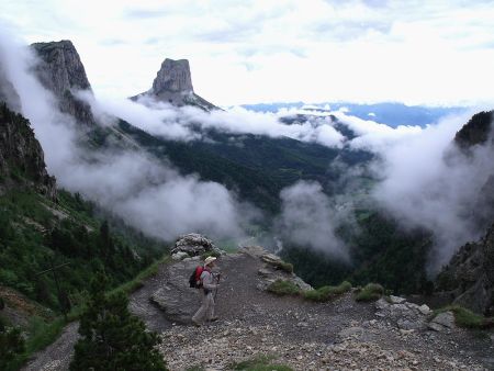 Dans la montée au Pas de l’Aiguille.