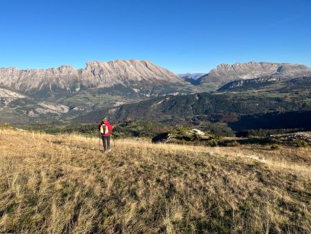 Dernières pentes avant de retrouver la piste de montée 