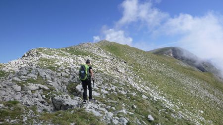 En approche du Sommet de Grand-Combe (2322m)