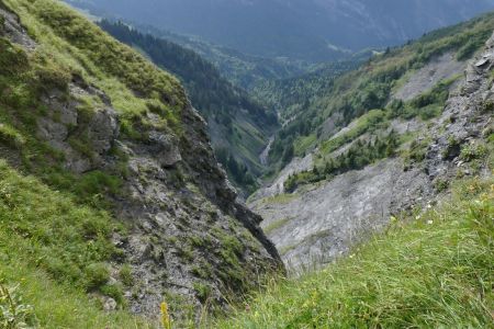 Les à-pics du Creux de Chamossière