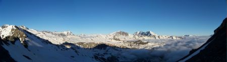 Panorama sur la Vanoise.