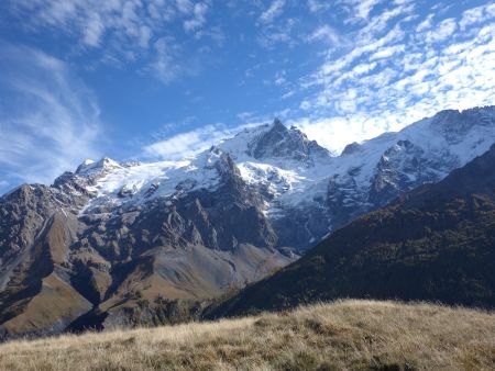 Autre vue sur la Meije de la Côte Rouge