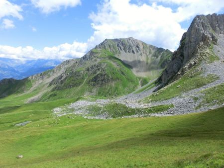 Pointe de Combe Bénite et Crête de la Raisse sur le chemin du retour