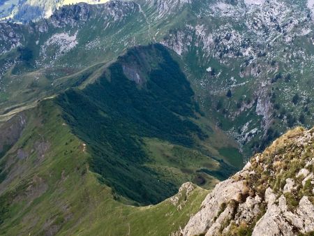 Arrivée sur l’arête sommitale