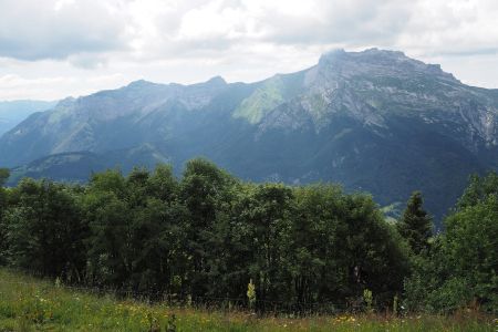 Début de la montée sur la crête.