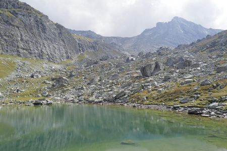 vue arrière sur le col du Ravin Noir