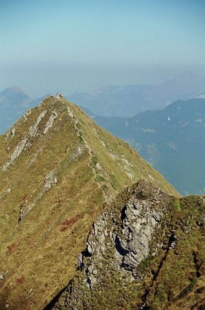 Le dernier sommet avant la descente sur la brêche de la Golette