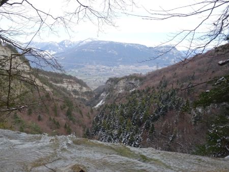 Amont de la cascade des Gorges