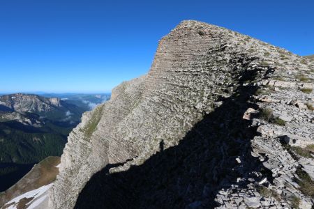 Montée par les crêtes.