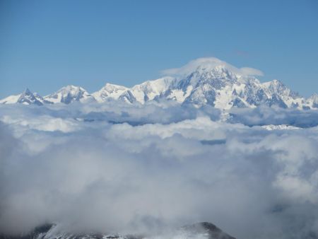 Vue sur le Mont Blanc.