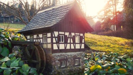 Moulin de jardin.