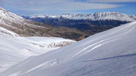 Descente face à Faraut