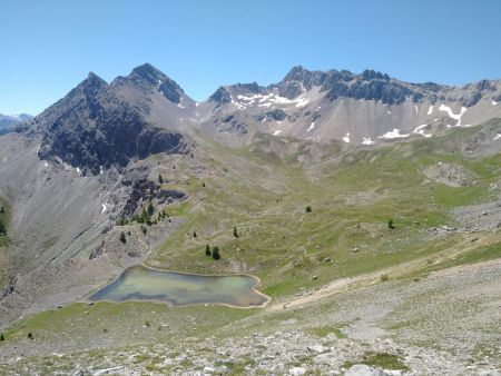 Jour 7 :  Lac du Lauzon et Col de Combe Laboye depuis le col de la Rousse