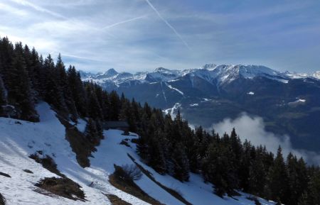 Vue côté La Plagne