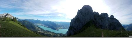 Panorama depuis le pied des dents, au col des frêtes