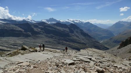 Début de descente du Col des Pariotes.