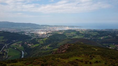 Vue sur la Baie d’Hendaye