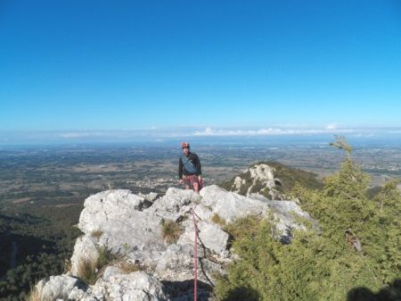 Paul devant un panorama exceptionnel