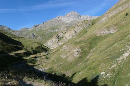 Le vallon de la Cerveyrette et le Pic de Rochebrune