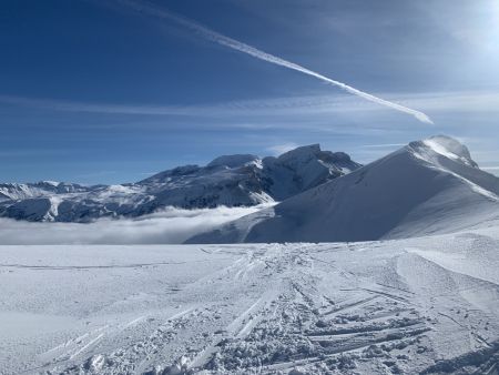 Vers le Plateau de Bure.