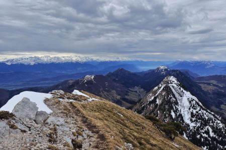 Entame de la descente