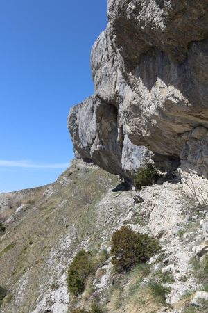 La vire de la Montagne de Paille.