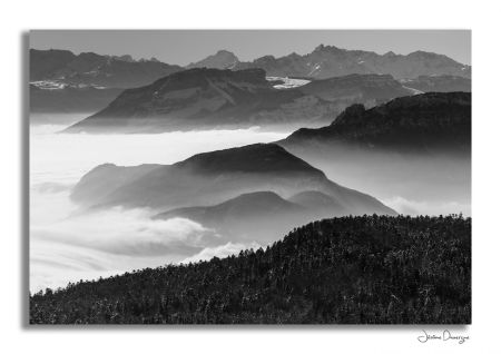 Vue sur la chaîne de Belledonne