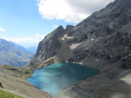 Lac vu du col.