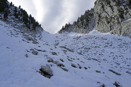 descente du col du Fort