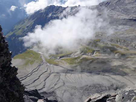 Vue plongeante sur le Plan du Buet.