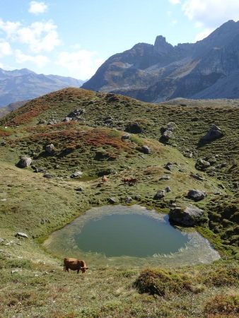 Au fond la Dent d’Arpire