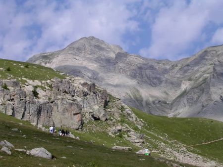 Départ depuis le col de la Cayolle 2326 m