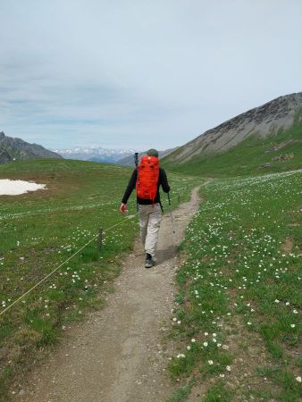  Retour au Col Agnel. Fin de boucle.