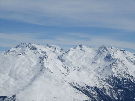 Vers le Mont Bréquin et Péclet Polset.