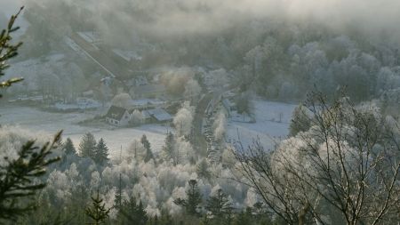 Quasiment du même endroit, zoom sur le Col du Donon.