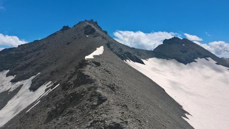 la Pointe du Lamet (3504m), vue de la Pointe de la Haie (3452m)