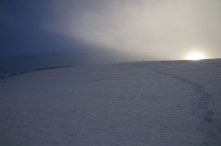 Derniers rayons du soleil sous le Col de Nestès