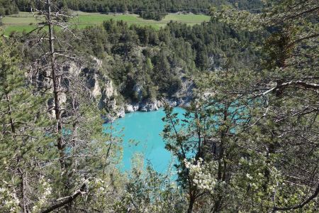 Le lac de retenue du Pont Baldy