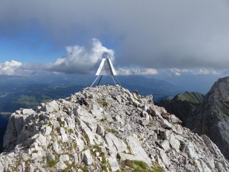 Arrivée au sommet