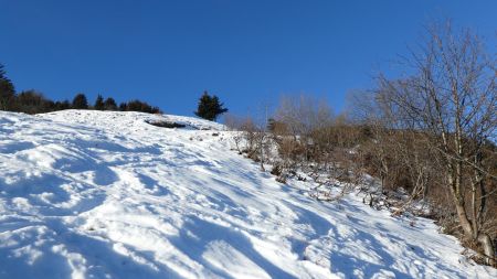 Dans l’pentu vers le Haut Gentil