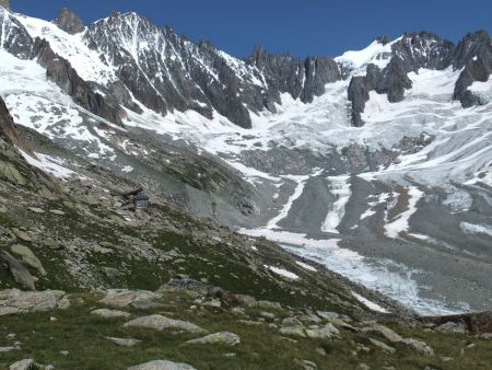 On débouche sur le cirque de Talèfre.