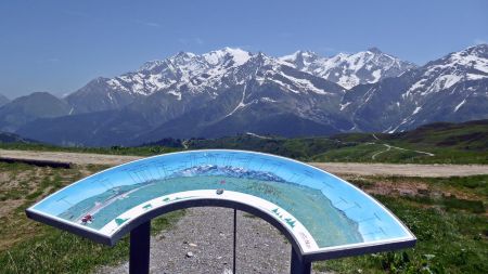 Table d’orientation au col du Joly