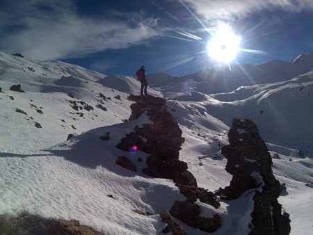 Au dessus (Nord) du Lac du Crachet