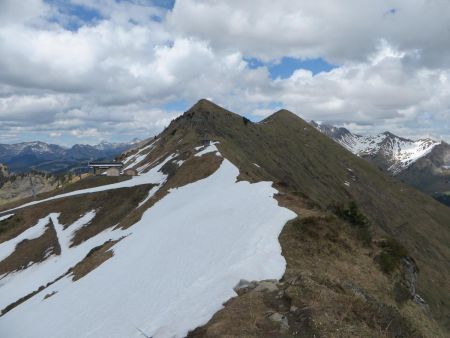 Sur l’arête de Chamossière.