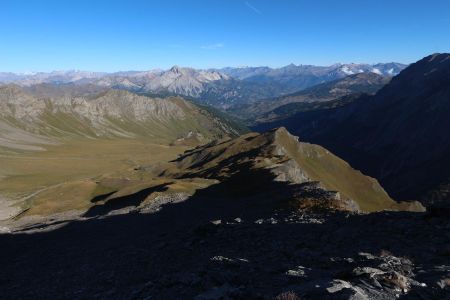 La crête dans le rétro.