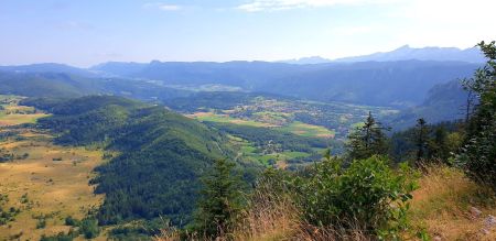 La Chapelle en Vercors depuis Serre Plumé 