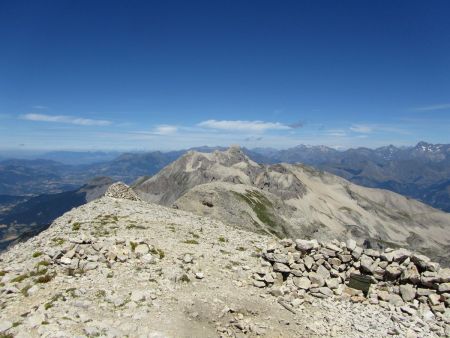 Arrivée au sommet.