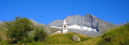 Chapelle d’Avérole et la Bessanèse.