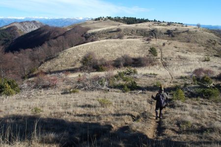 Descente au col de Branche